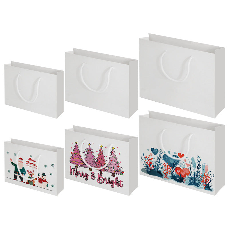 Sublimaiton Blank Paper Bag in 6 designs cardboard