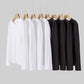 High Quality Cotton long sleeve shirts,not for Sublimation in 2color 7 sizes 220gsm thick