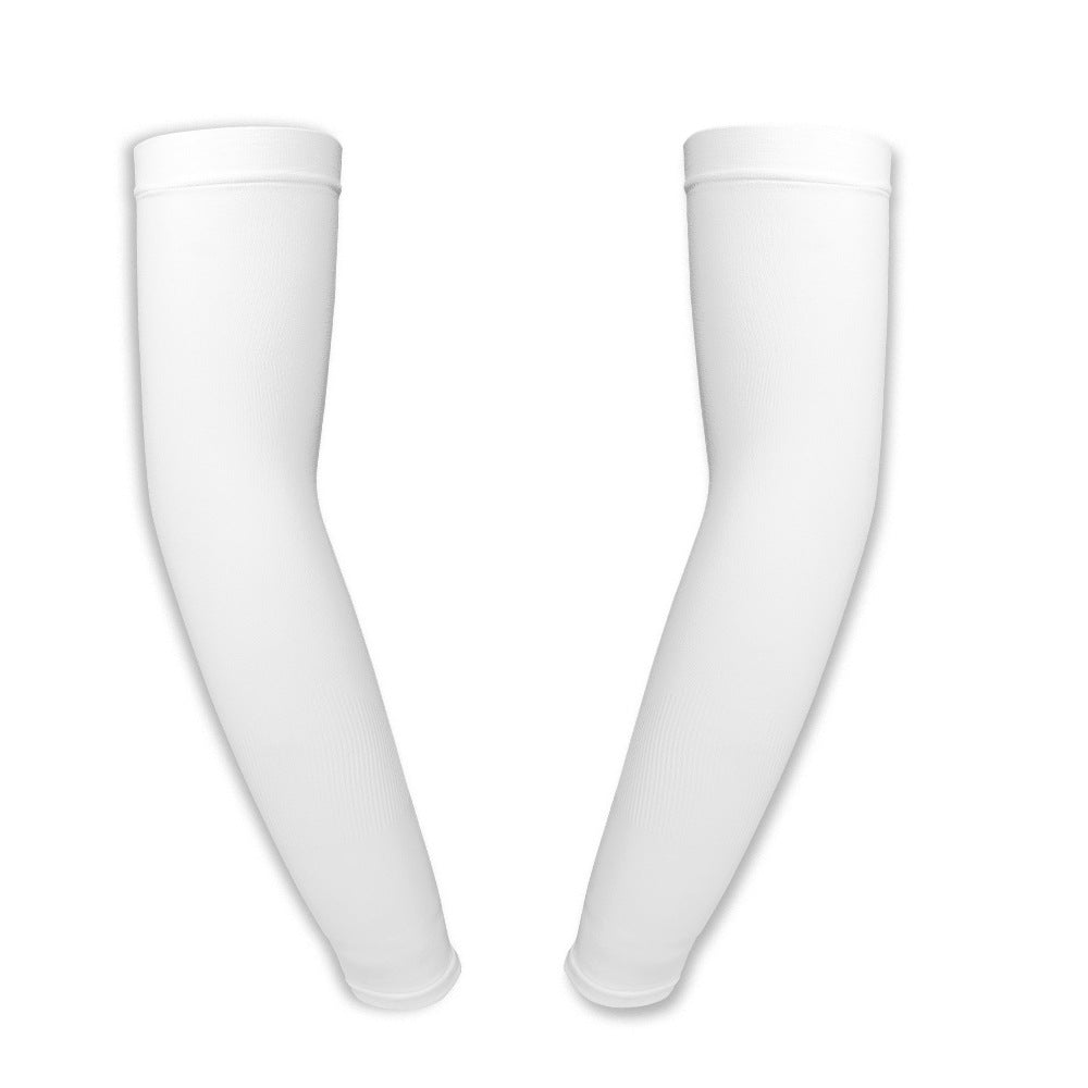 Sublimation Blank Cooling Sun Sleeves, UV Protection Ice Silk Arm Covers for DIY Heat Transfer, Breathable Outdoor Sports Sleeves for Cycling & Driving