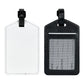 Sublimation Blank PU Leather Luggage Tags Bulk Travel Bag Tags