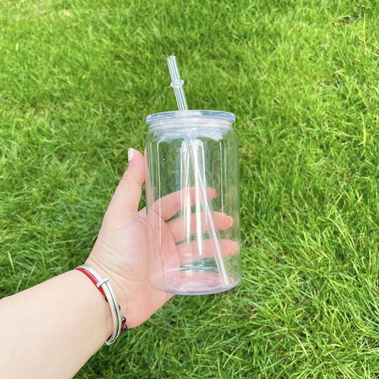 16oz Plastic Clear Masion Cup 16oz with straw,PP acylic  wholesalers only