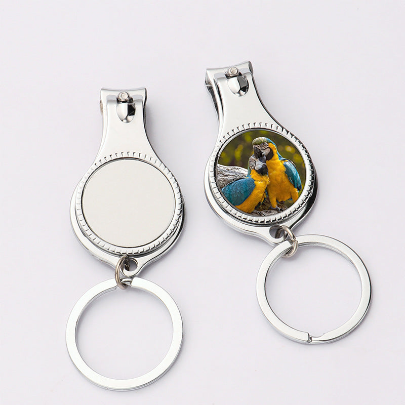 Blank Nail clippers key chains for sublimation