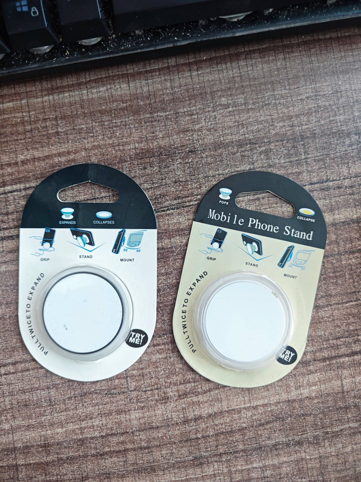 Sublimation  Blank Pop Socket with alu insert