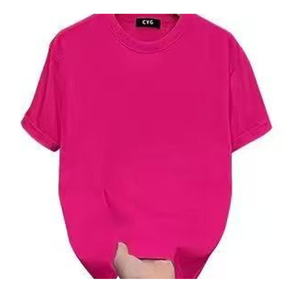 Blank Cotton T-Shirt | 200 GSM & 230 GSM | 100% Cotton Unisex Crew Neck Tee | S-3XL