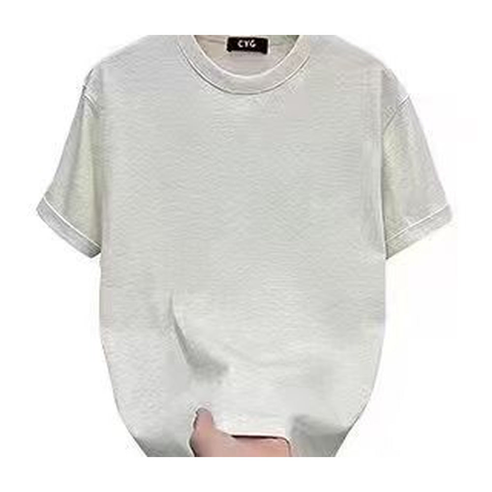 Blank Cotton T-Shirt | 200 GSM & 230 GSM | 100% Cotton Unisex Crew Neck Tee | S-3XL
