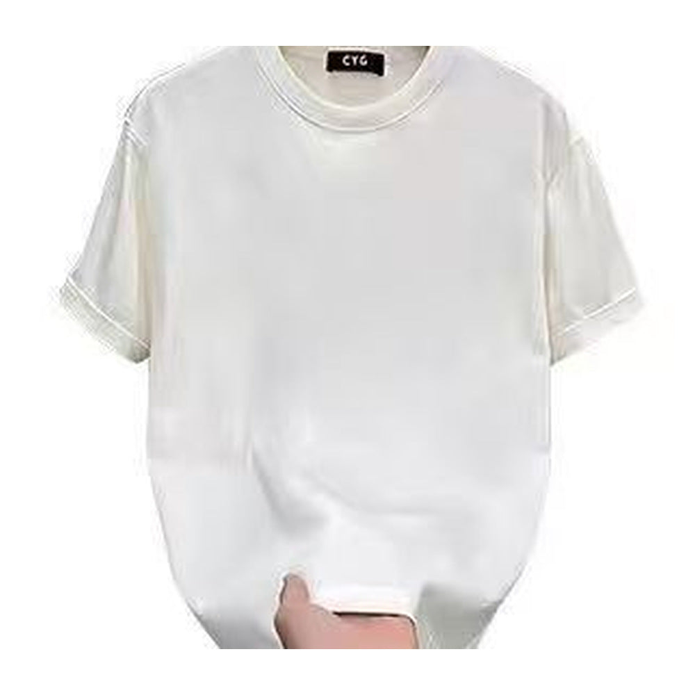 Blank Cotton T-Shirt | 200 GSM & 230 GSM | 100% Cotton Unisex Crew Neck Tee | S-3XL