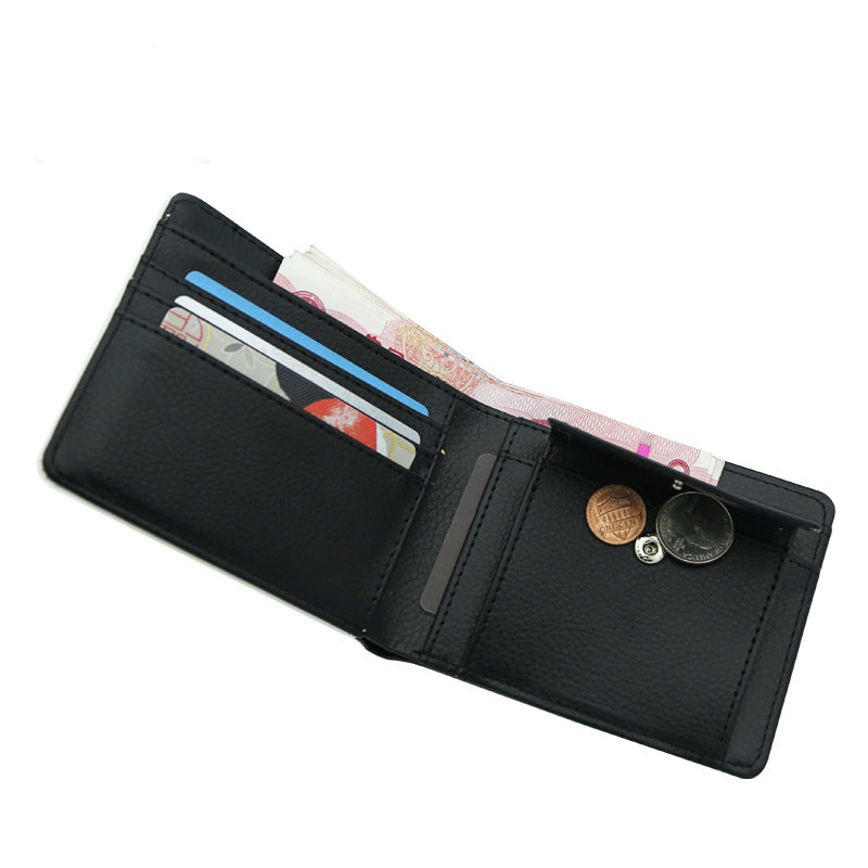 High Quality Men's wallet for sublimaiton pu leather in 5 designs