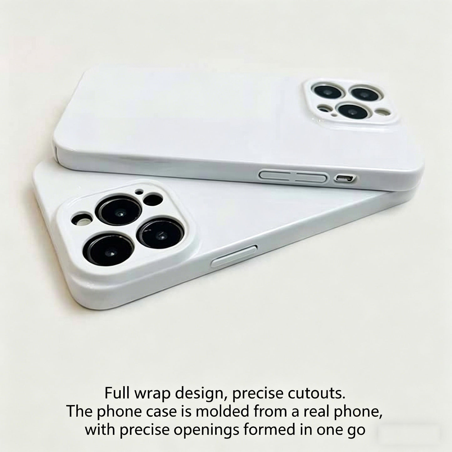 3D Sublimation Blank Phone Cases for iPhone 17 16 15 Pro Max, Samsung S26, Xiaomi - Full Wrap DIY Heat Transfer PC Hard Shell Case Blanks - Bulk Wholesale