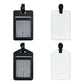 Sublimation Blank PU Leather Luggage Tags Bulk Travel Bag Tags