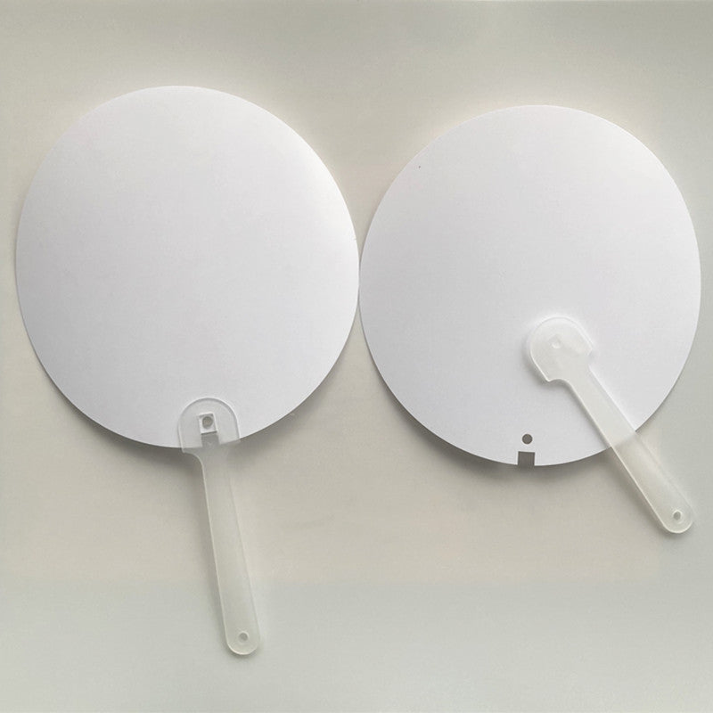 Sublimation Blank Plastic Fans in 3 designs