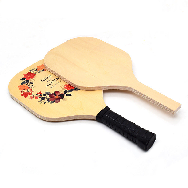 pickleball racket for sublimation doubleside plywood