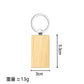 Blank wood Keychain/Tag For Laser, not for sublimation in 15 designs