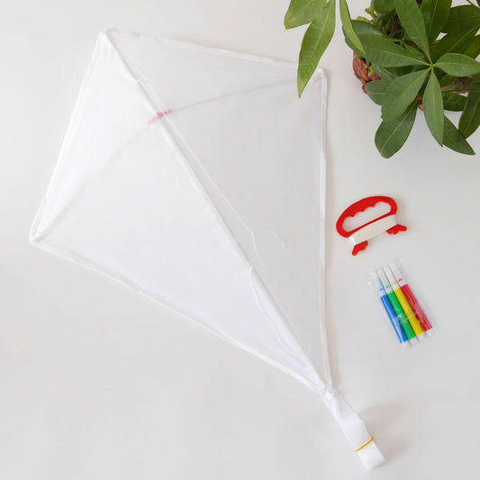 Sublimation  Blank White  Polyester Kite 58x70cm