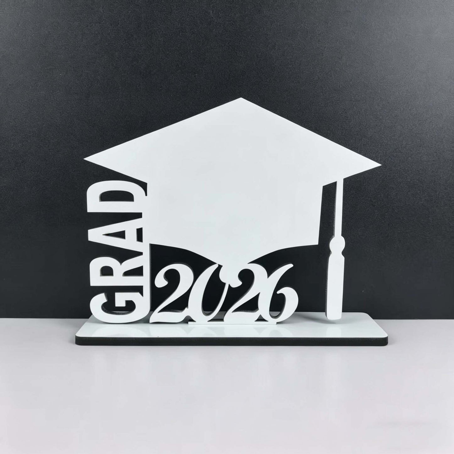 Class of 2026 Sublimation Graduation MDF Collection - Photo Boards, Desk Ornaments & Keychains