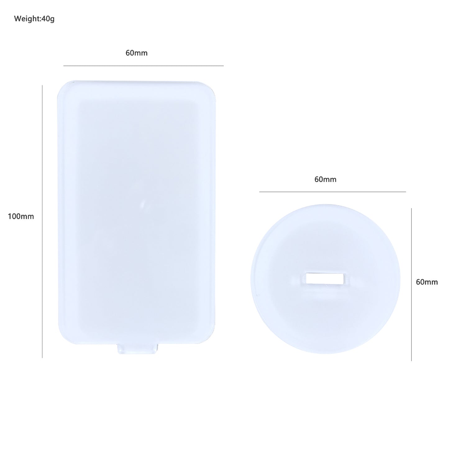 Sublimation Blank Acylic Frame with Base