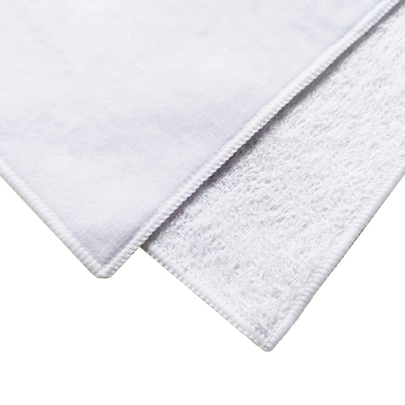 Sublimation blank Towel one side cotton the other side polyester