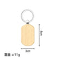 Blank wood Keychain/Tag For Laser, not for sublimation in 15 designs