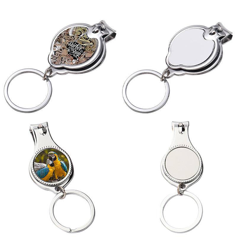 Blank Nail clippers key chains for sublimation