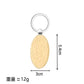 Blank wood Keychain/Tag For Laser, not for sublimation in 15 designs
