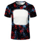 2023 New Halloween Custom Short Sleeve Horror Printing Polyster Sublimation Blank T-shirt