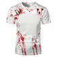 2023 New Halloween Custom Short Sleeve Horror Printing Polyster Sublimation Blank T-shirt