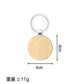 Blank wood Keychain/Tag For Laser, not for sublimation in 15 designs