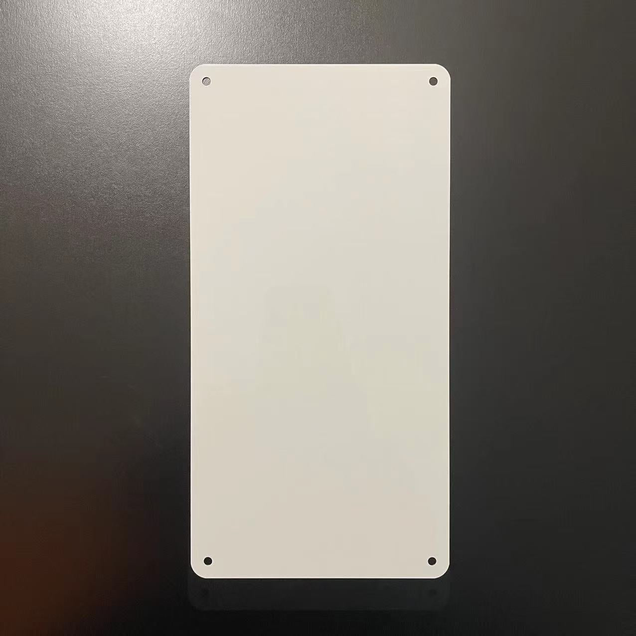 Sublimation Alumium Sheet with round corner with holes