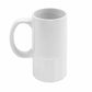 Sublimation Blank White Ceramic Mug - 530ml Large Capacity Beer Mug, Heat Transfer Blank