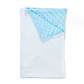 sublimation blank baby blanket with massage beads double layer 30x40 inches