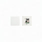 Custom 10x10x1cm Square Sublimation Blank Music Album Fridge Magnet - White