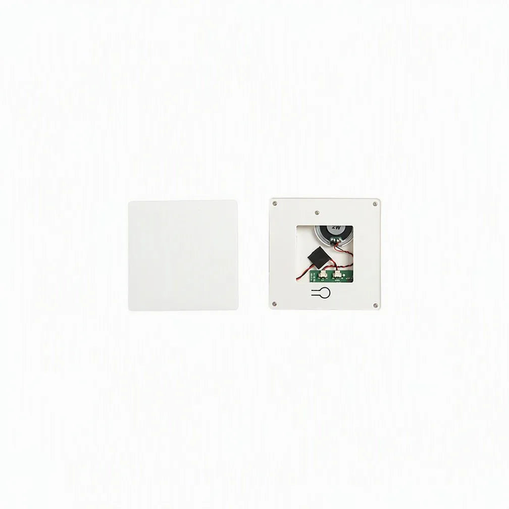 Custom 10x10x1cm Square Sublimation Blank Music Album Fridge Magnet - White