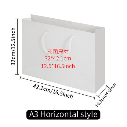 Sublimaiton Blank Paper Bag in 6 designs cardboard