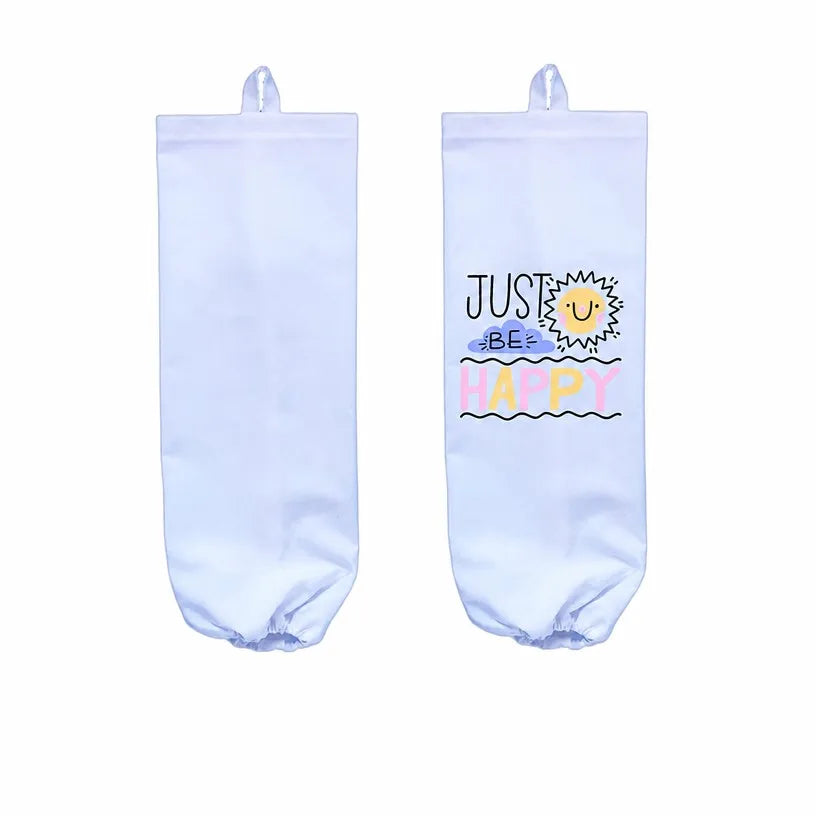 Sublimation Blank Garbage Bag Storage Bag - Polyester Hanging Bag Dispenser, Double-Sided DIY Heat Transfer (56x18cm)