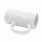 Sublimation Blank White Ceramic Mug - 530ml Large Capacity Beer Mug, Heat Transfer Blank