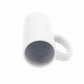 Sublimation Blank White Ceramic Mug - 530ml Large Capacity Beer Mug, Heat Transfer Blank