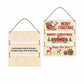 Sublimation Blank Wooden Door Hanger - 3-Tier Basswood Sign with Hemp Rope, DIY Double-Sided Printing