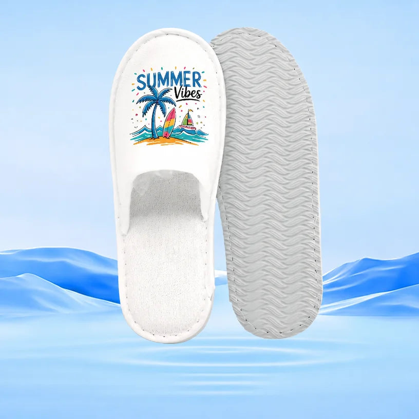 Sublimation Blank Hotel Slipper - Disposable DIY Heat Transfer