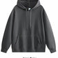 420gsm heavyweight cotton-blend blank hoodie in Iron Gray