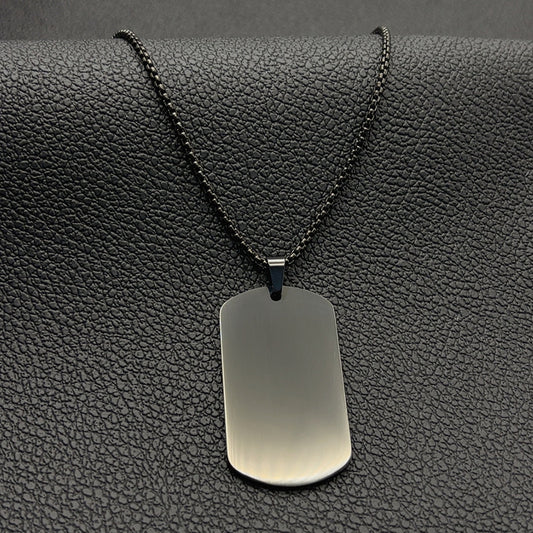 Blank Shield Necklace For Laser,not for sublimation in 3 color include high quality Chain