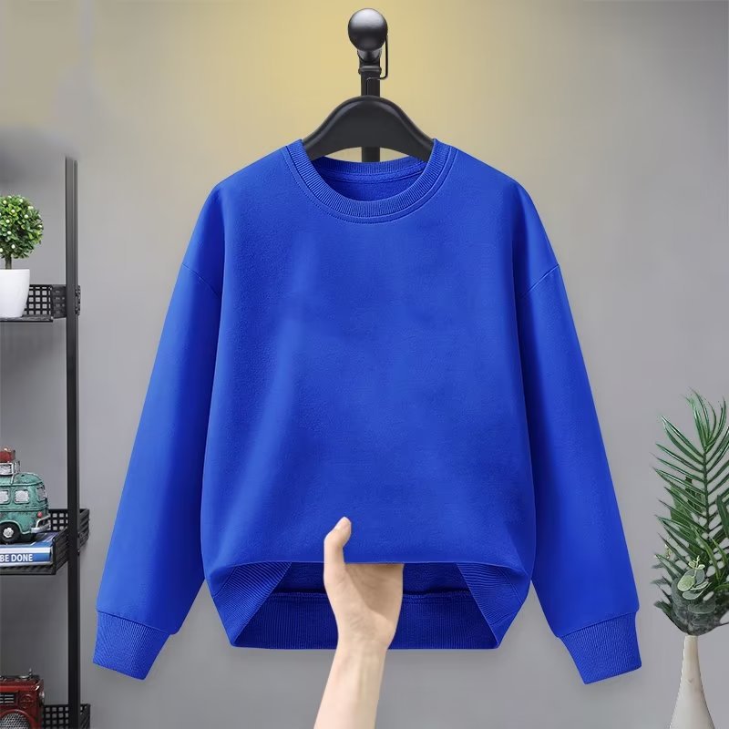 Sublimation Blank Boys' Fashion Sweater Thin Long sleeved 12 Year Old Children's Top Male