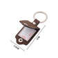 PU Leather Cover Blank For Laser,Inner Alu Insert For Sublimation Keychain In 4 colors