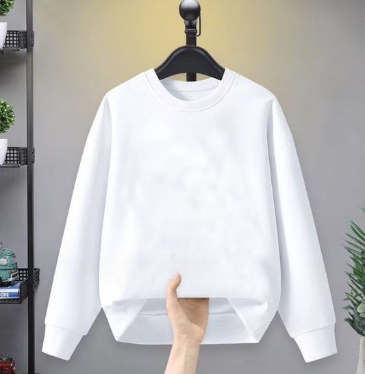 Sublimation Blank Boys' Fashion Sweater Thin Long sleeved 12 Year Old Children's Top Male