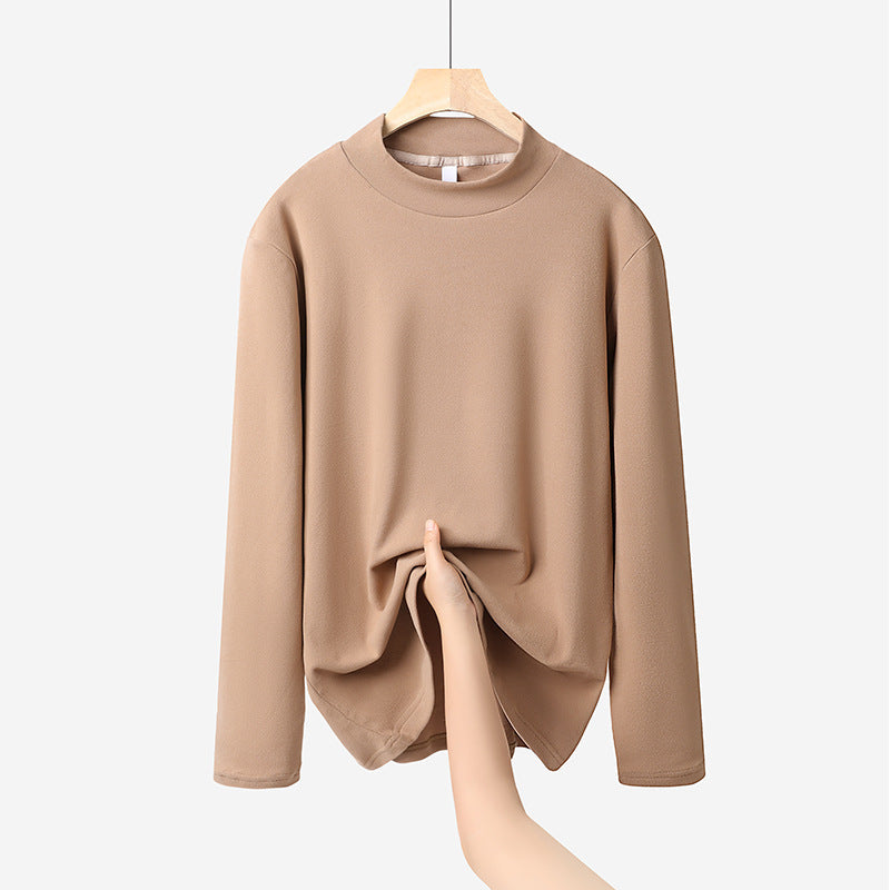 Blank Color High Collar 260gsm polyester fleece good quality  Shirts in 7 colors and 7 sizes