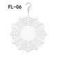 Aluminum Metal Sublimation  Blank  Wind Spinners 10/8 inches in 10 designs wholesale bulk factory Outdoor with hook and motor