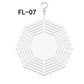 Aluminum Metal Sublimation  Blank  Wind Spinners 10/8 inches in 10 designs wholesale bulk factory Outdoor with hook and motor