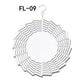 Aluminum Metal Sublimation  Blank  Wind Spinners 10/8 inches in 10 designs wholesale bulk factory Outdoor with hook and motor