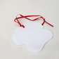 Sublimation Blanks Christmas Tree Decoration Christmas Acrylic Claw Christmas Decoration Pendant