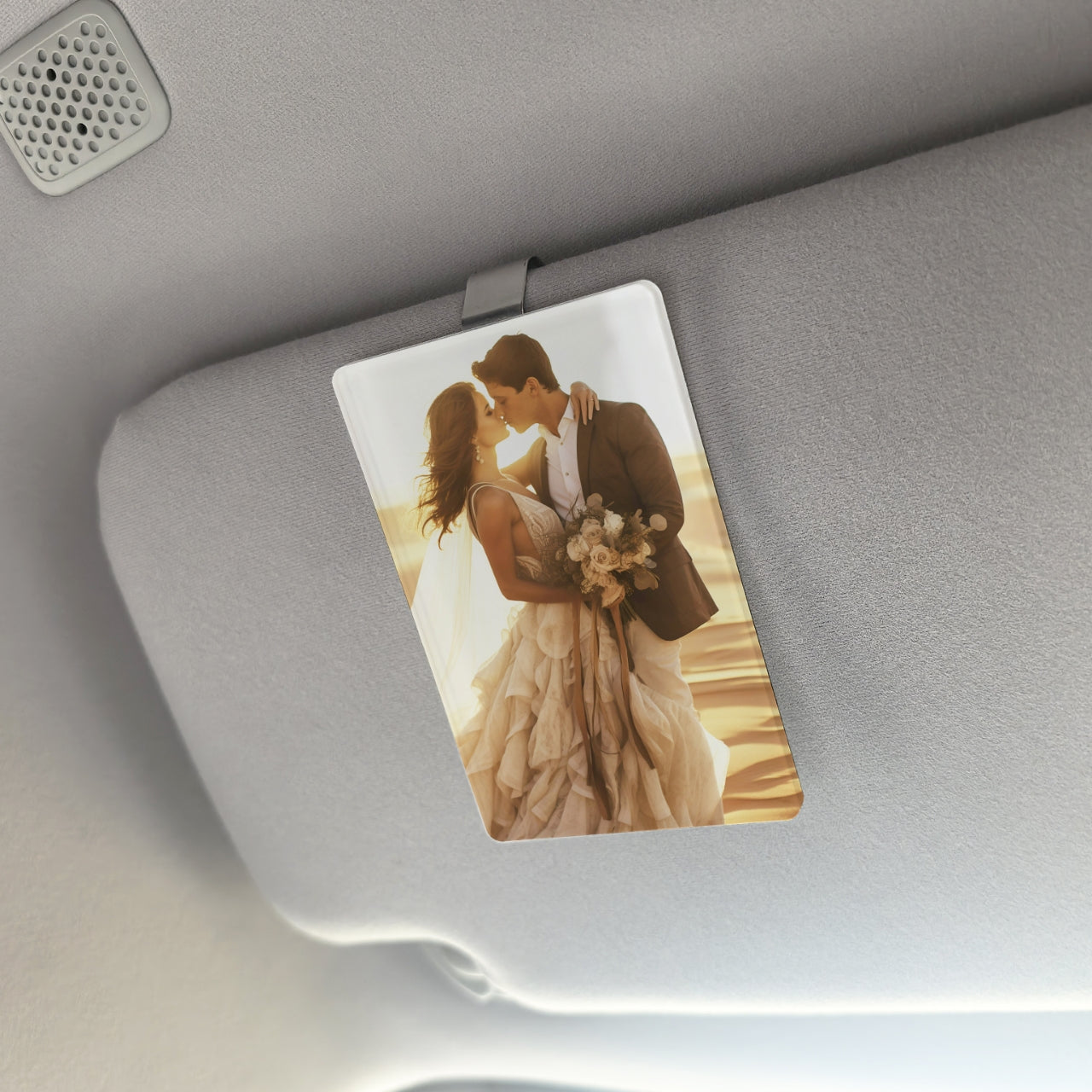 Sublimation Blank Car Sun Visor Sunglasses Clip - Personalized Photo Holder
