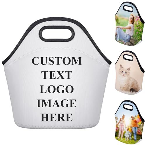 Sublimation Blank Neoprene Lunch Bag White