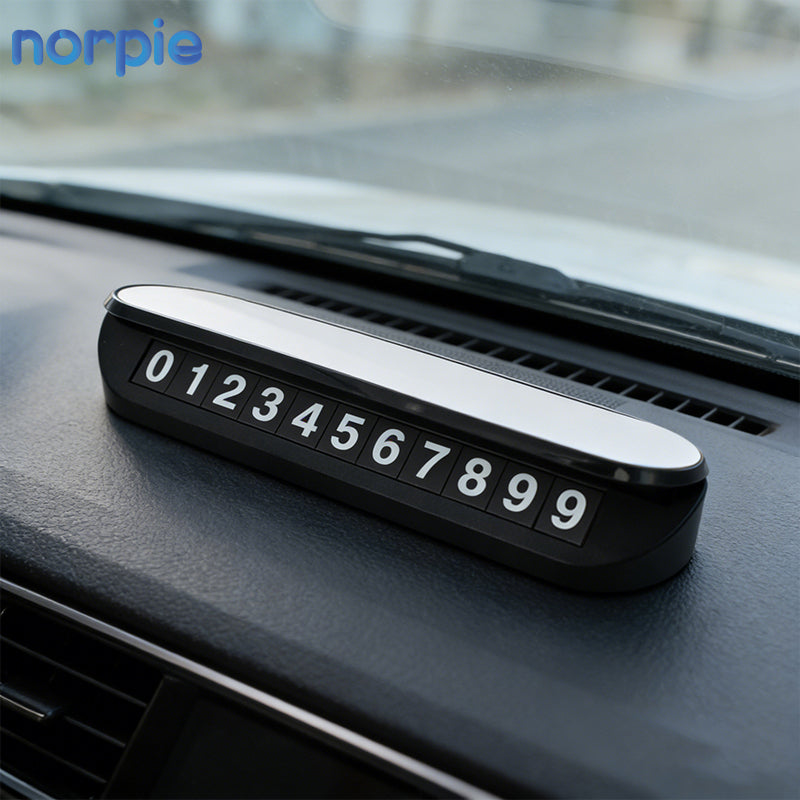 Sublimation Blank Car Temporary Parking Number Plate - Customizable Car Accessory